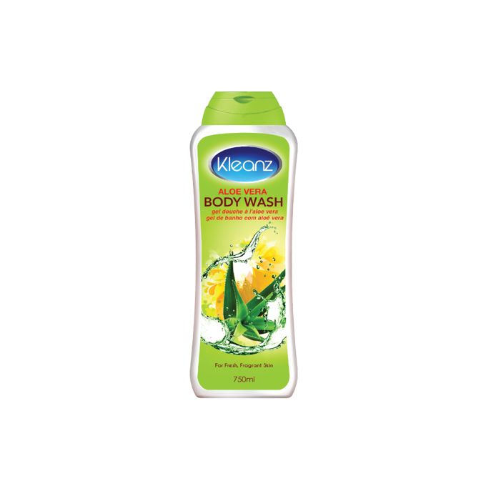 Ghandour Cosmetics Kleanz Body Wash - Aloe Vera - 750ml
