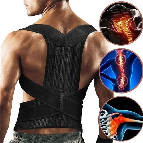 Back,lumber,neck & Shoulder Posture Corrector/support For Men And Women