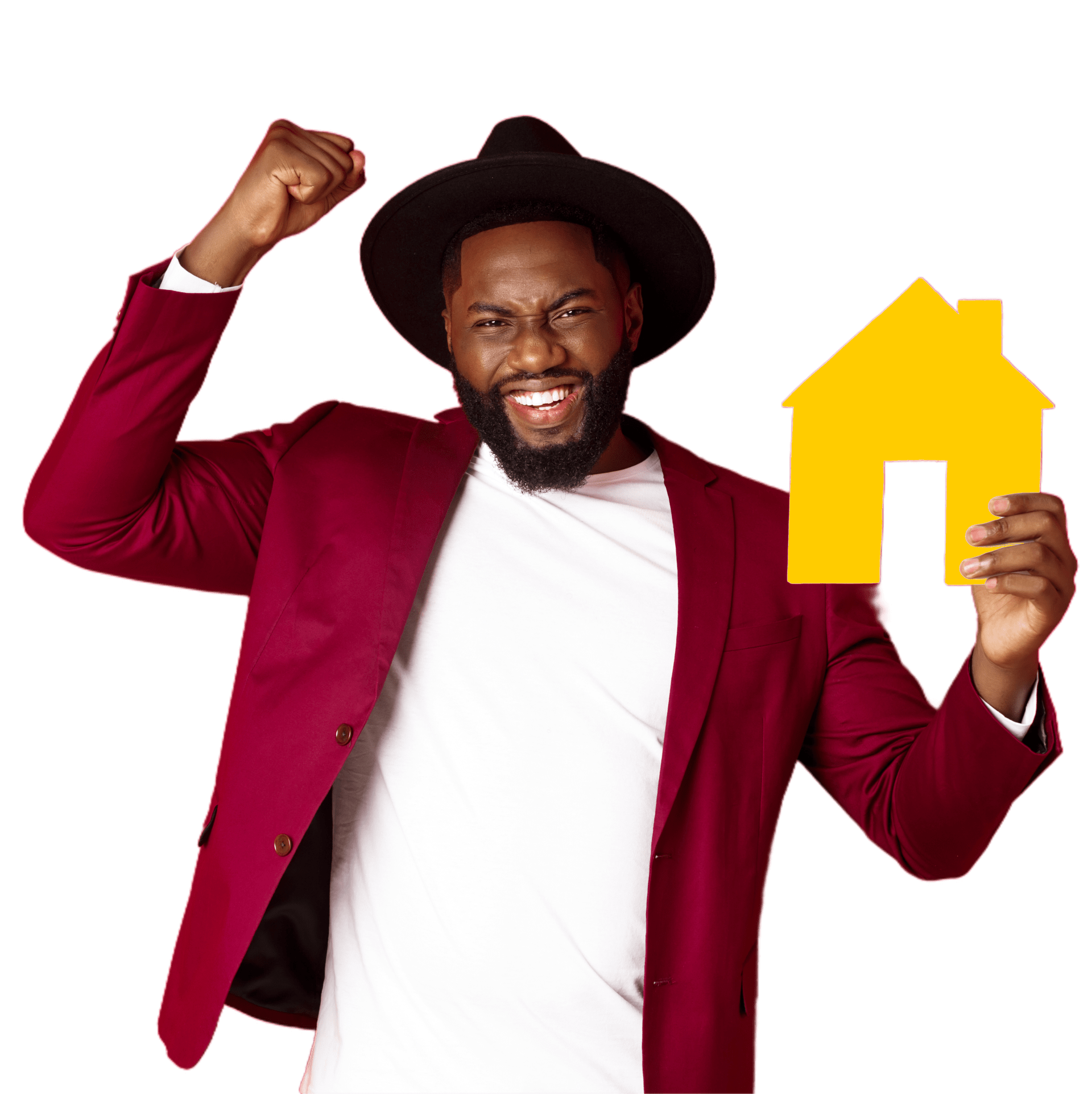 Man holding key