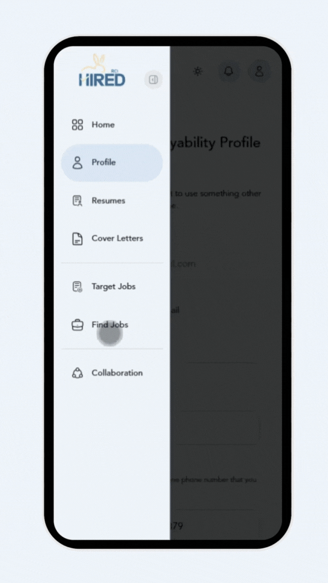 1. Find the job that fits.