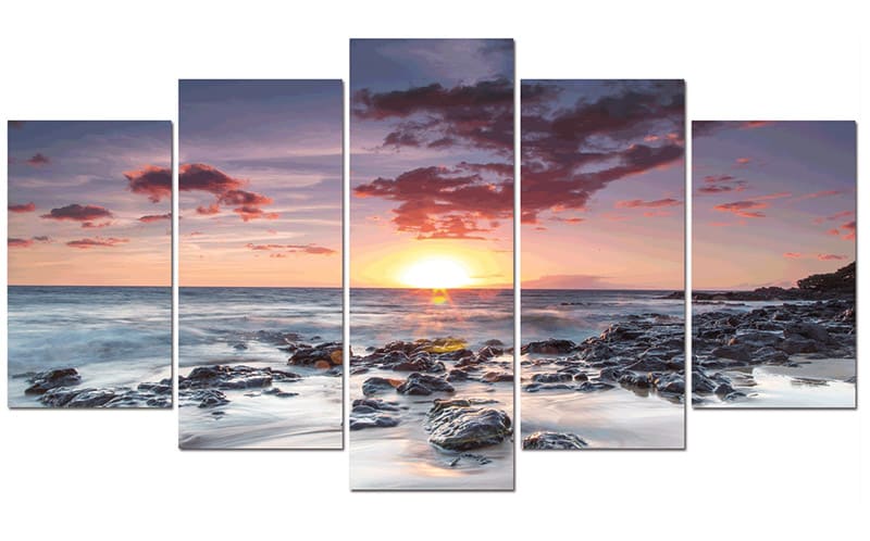 Модульная печать фото на холсте