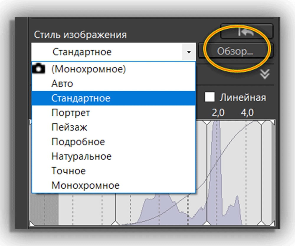 Стили изображения