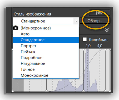 Стили изображения