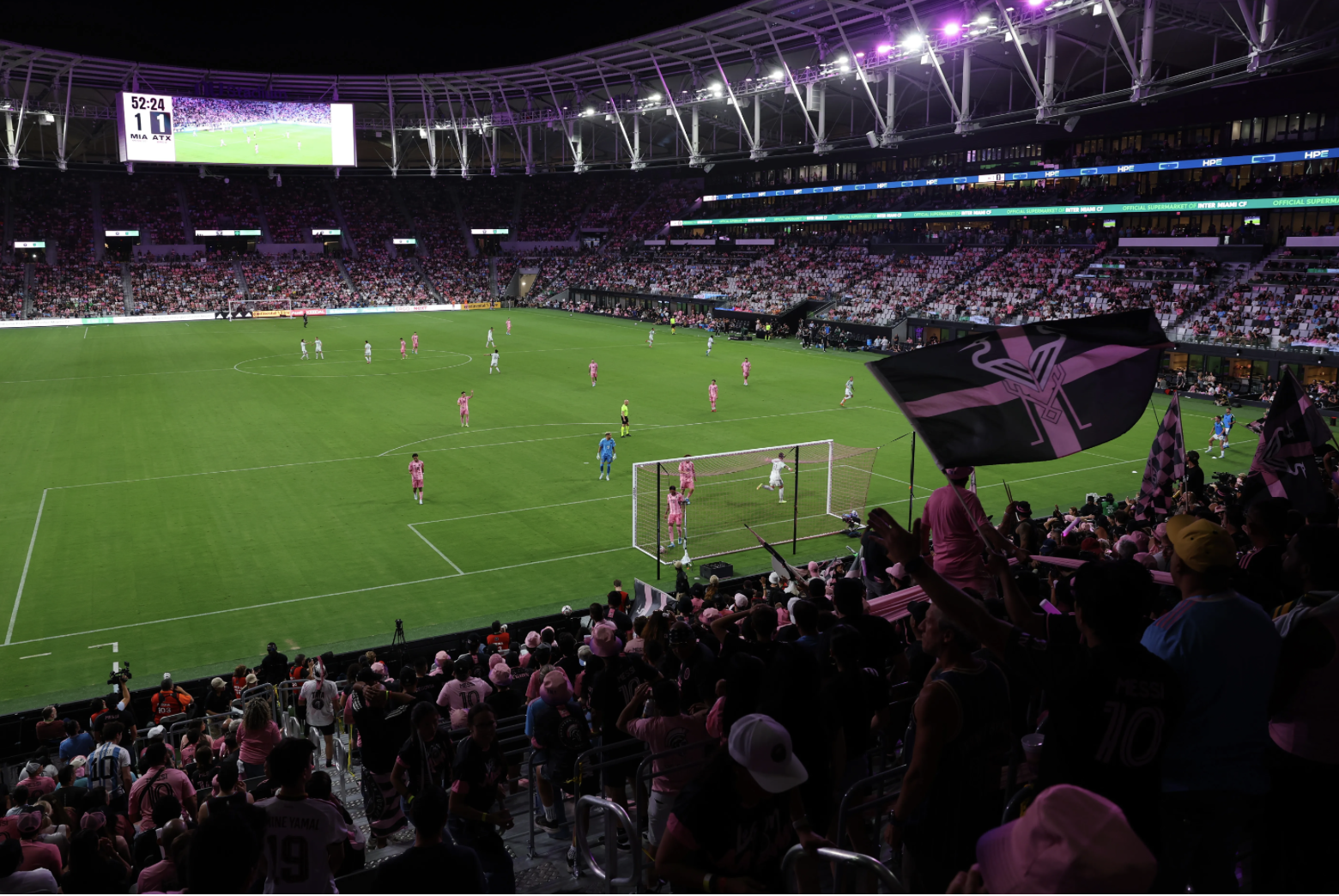 Nu Stadium opening night — Inter Miami vs Austin FC, April 4, 2026