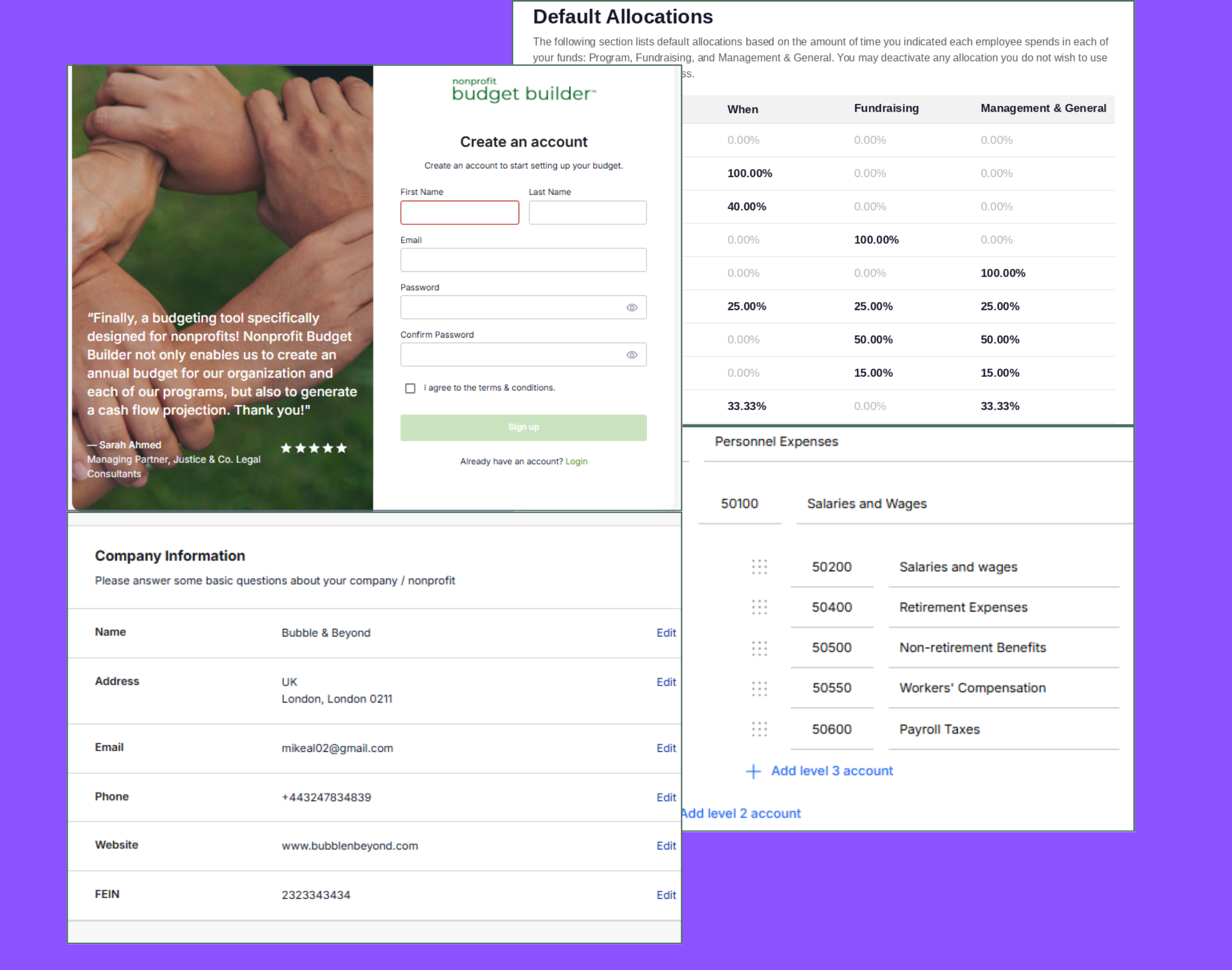 Nonprofit Budget Builder