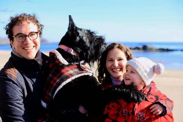 Giant Schnauzer puppy summer