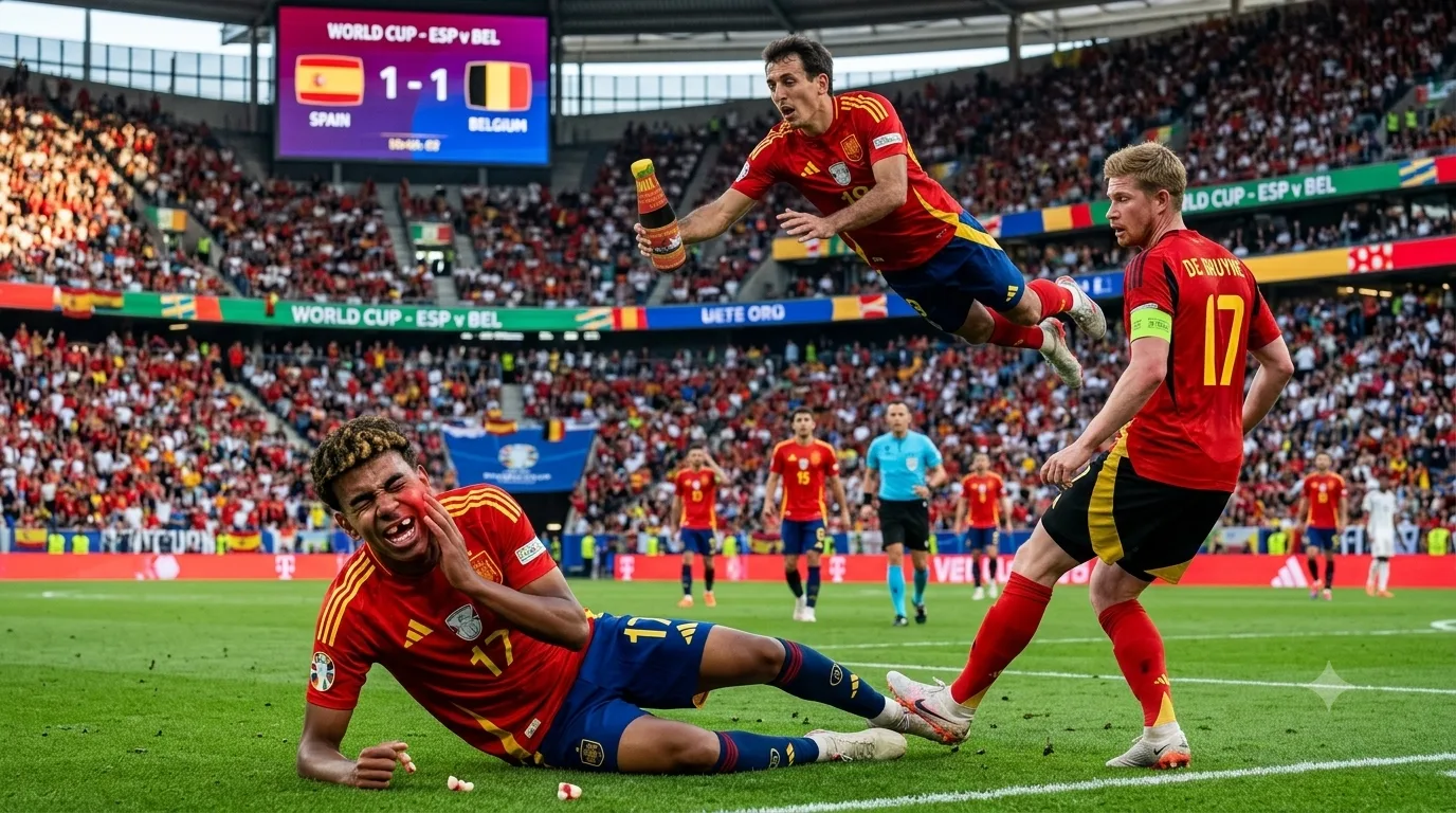 PREDIKSI PIALA DUNIA KOCAK 2026: SPANYOL VS BELGIA Tragedi Gigi Lamine Yamal dan Misi Penyelamatan Minyak Cengkeh Terbang