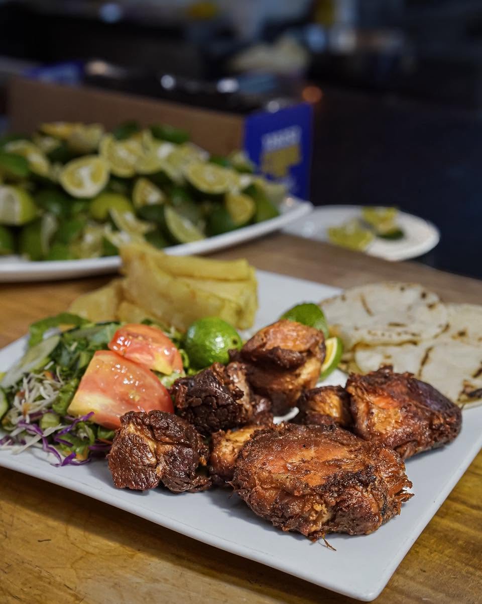Gallo de chicharrón crujiente
