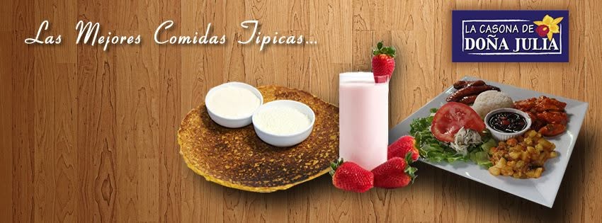 Comidas típicas criollas surtidas
