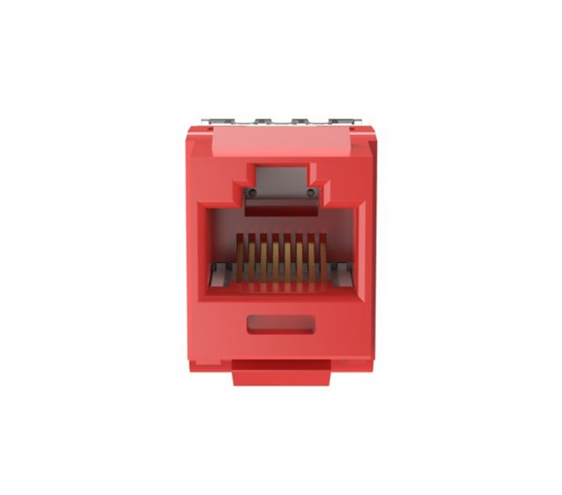 PAND-NK688MRD - NK688MRD MODULO KEYSTONE JACK CAT. 6 ROJO, NETKEY