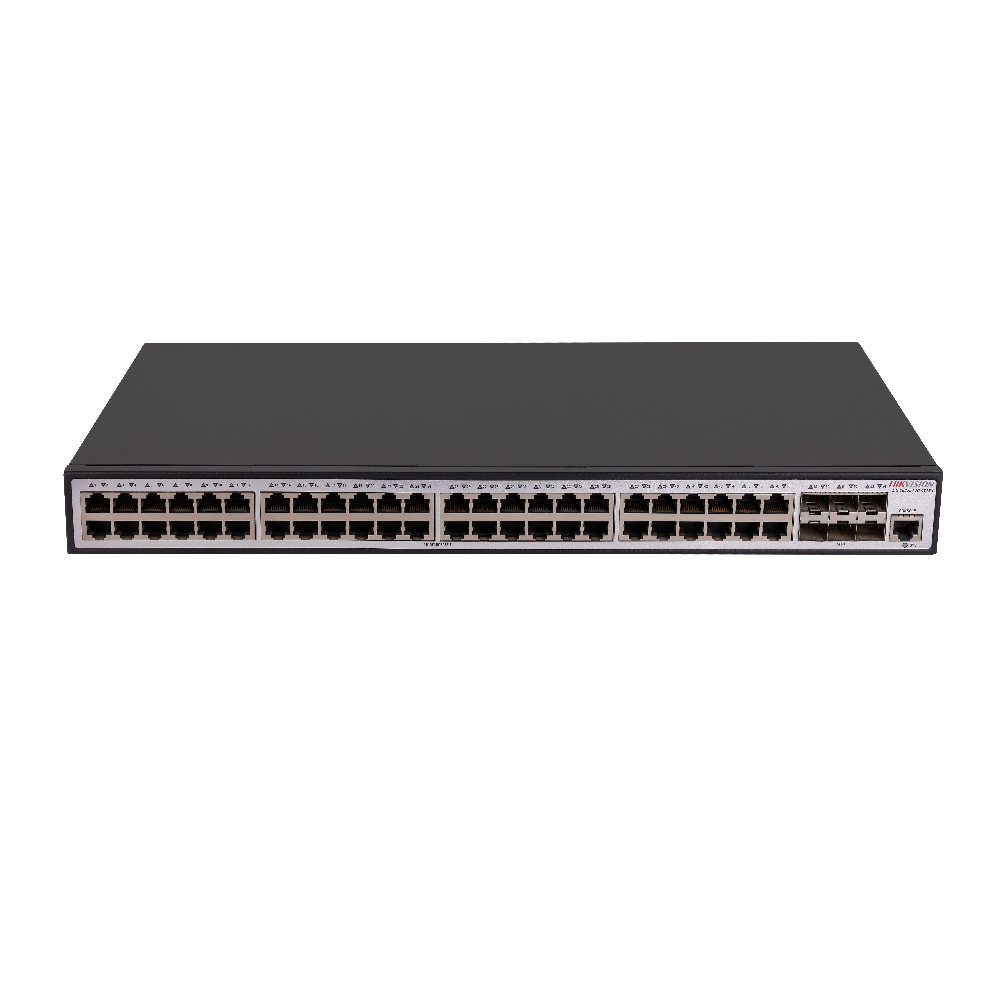 HIK-DS-3E2754-HI-48T6X - DS-3E2754-HI-48T6X SWITCH ADMIN. 48 PTS 10/100/1000 + 6 SFP 10GB L2+ Y L3 LITE HIKVISION