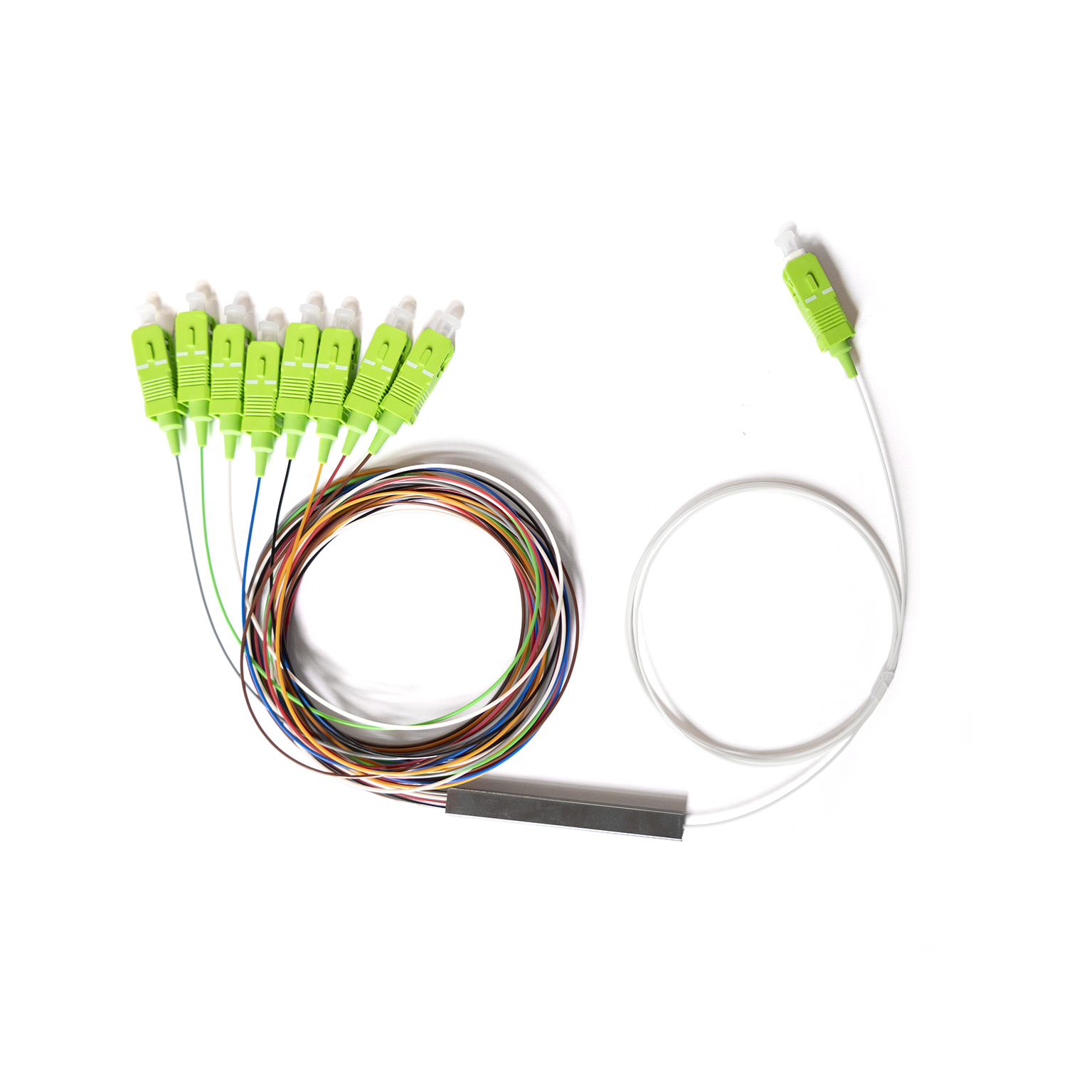 CATF-SO1X8SC-APC - SO1X8SC/APC SPLITTER OPTICO PLC-1X8 CON CONECTORES SC/APC P/REDES GPON, CATCOM