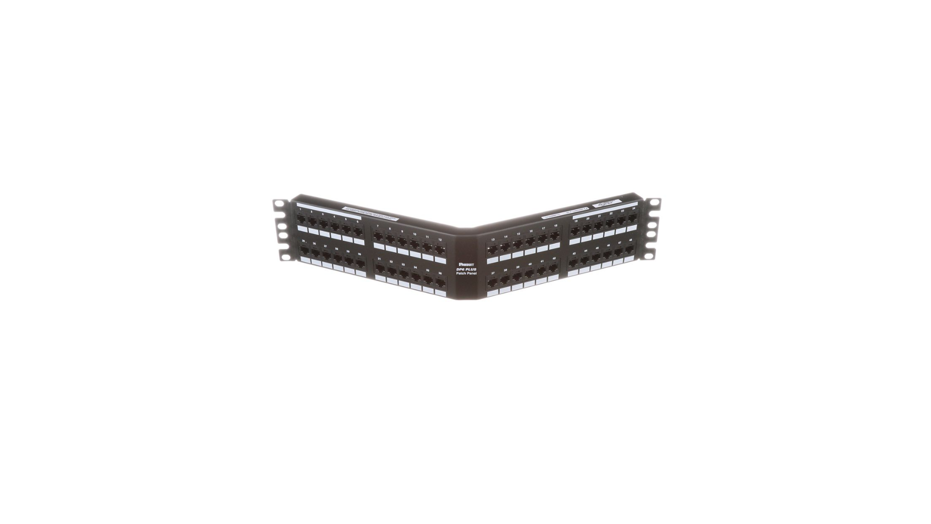 PAND-DPA48688TGY - DPA48688TGY PATCH PANEL CAT 6 ANGULADO 48 PORT 2RU