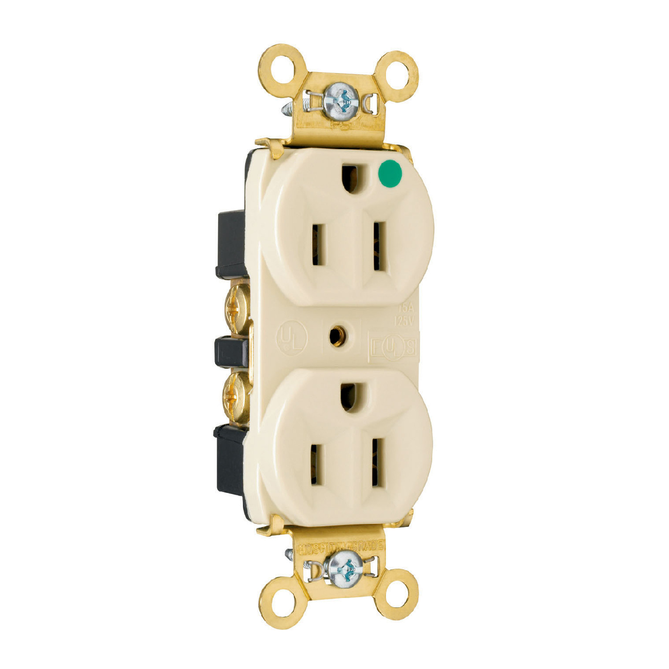 LG-PS8200-HI - LG-PS8200-HI TOMACORRIENTE POLARIZADO DOBLE MARFIL 15A/125V PASS&SEYMOUR LEGRAND