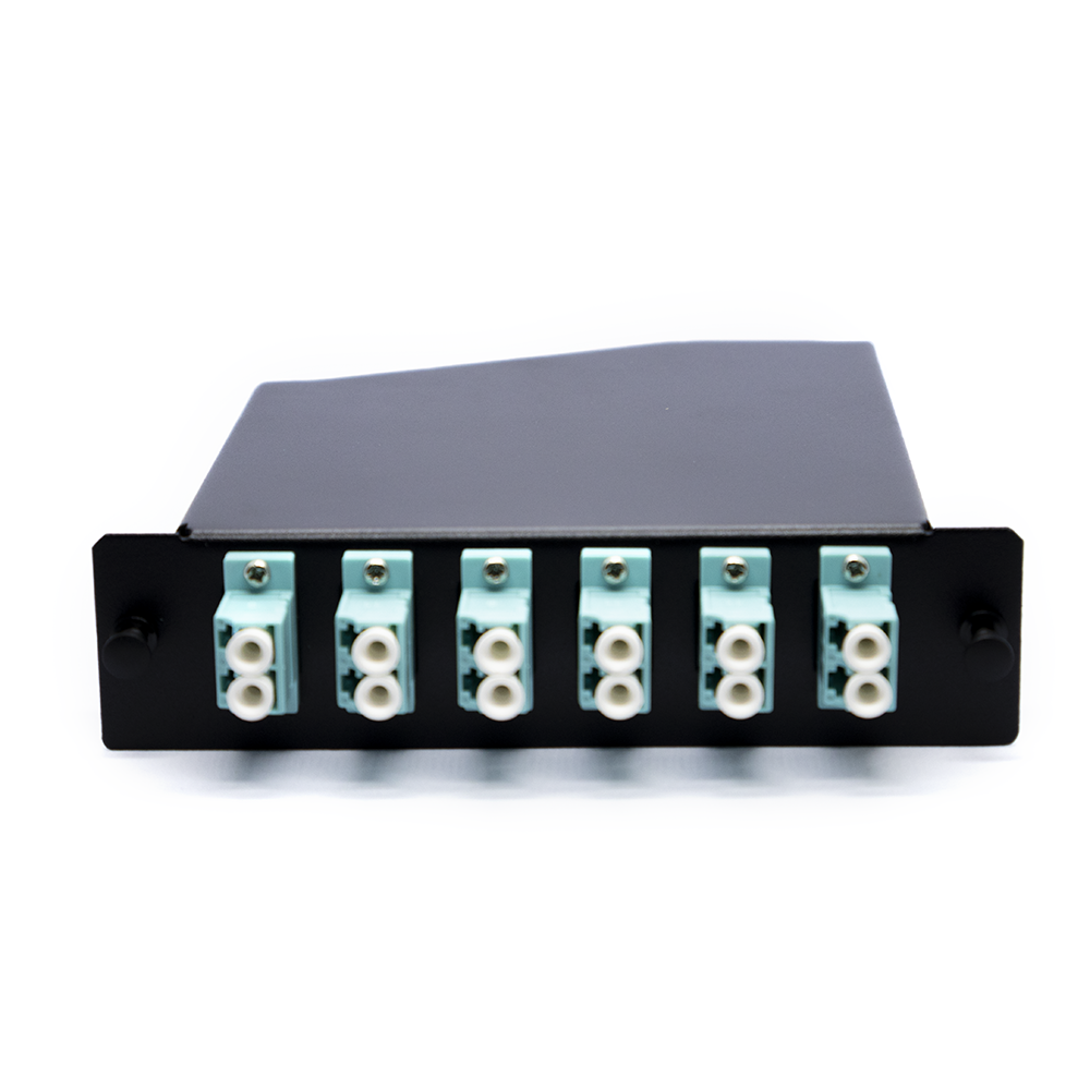 CATF-ODF-LCCT012 - ODF-LCCT012 CASSETTE CON 6 ADAPTADORES LC DUPLEX OM3, MPO COMPATIBLE C-ODF-WMB001MMF Y ODF1R-3M, CATCOM 