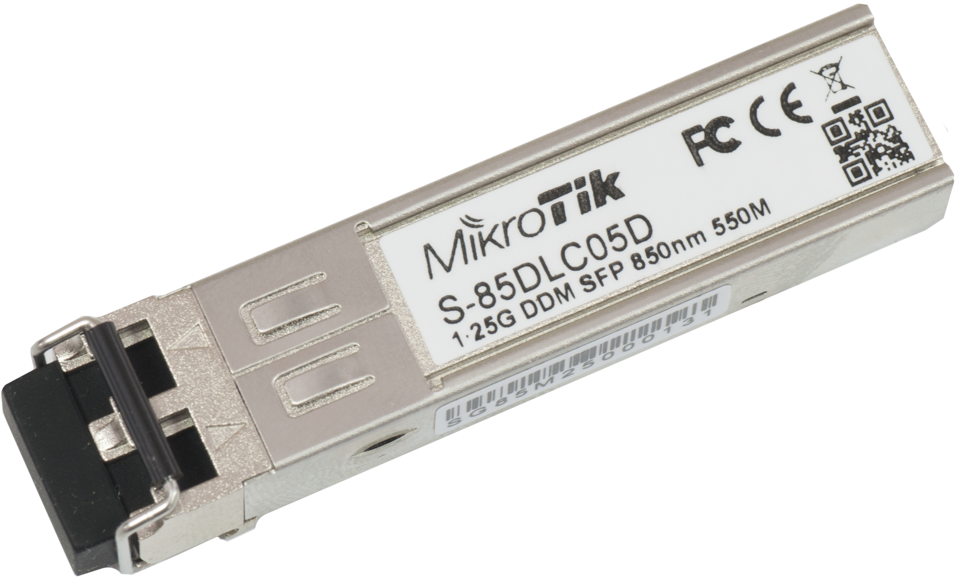MI-S-85DLC05D - S-85DLC05D MODULO SFP MULTIMODO LC 1.25G 850NM 550MTS, MIKROTIK