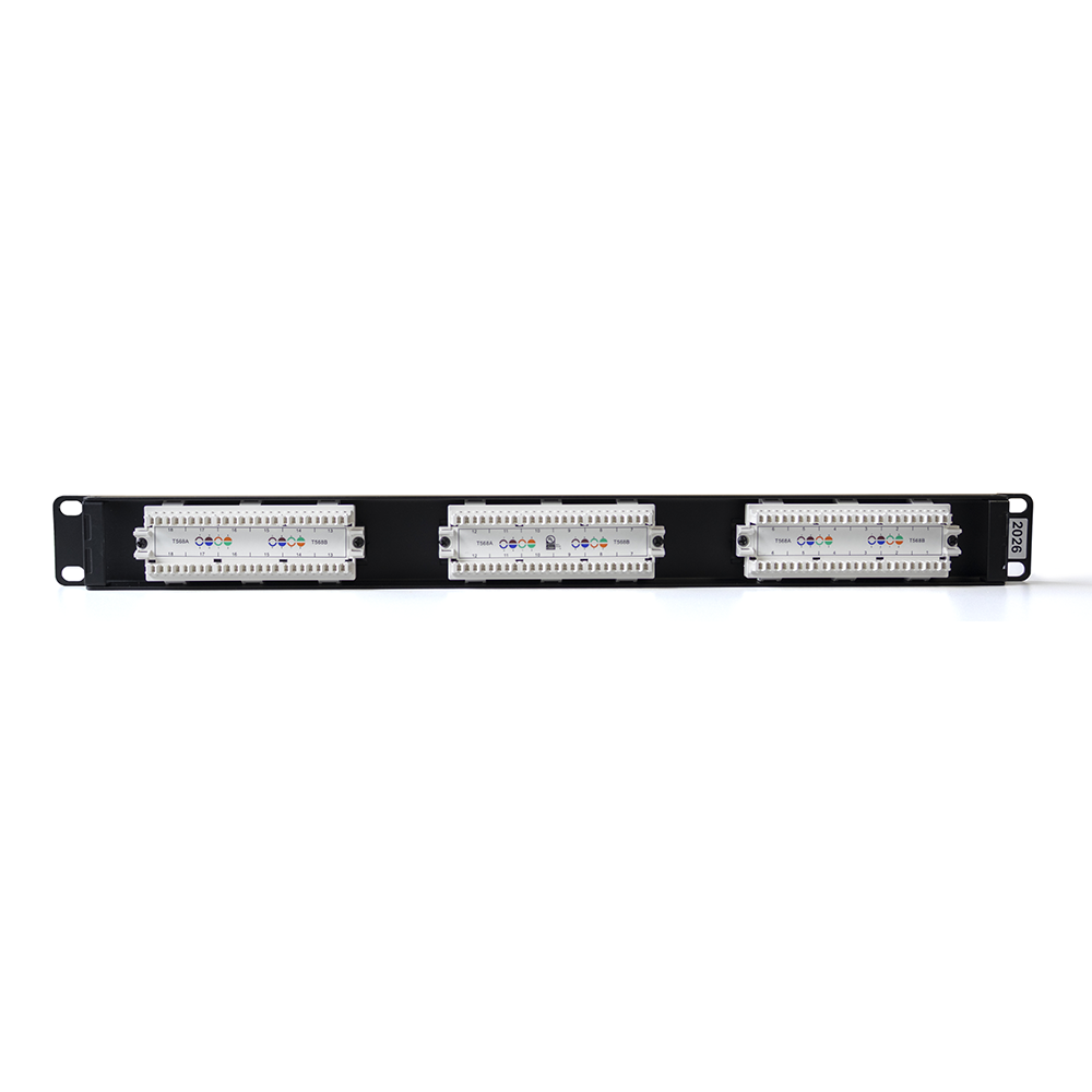 CAT-PP6018 - CATCOM Patch Panel Cat6 18P 110 Block, ANSI/TIA-568.2-D, 250MHz