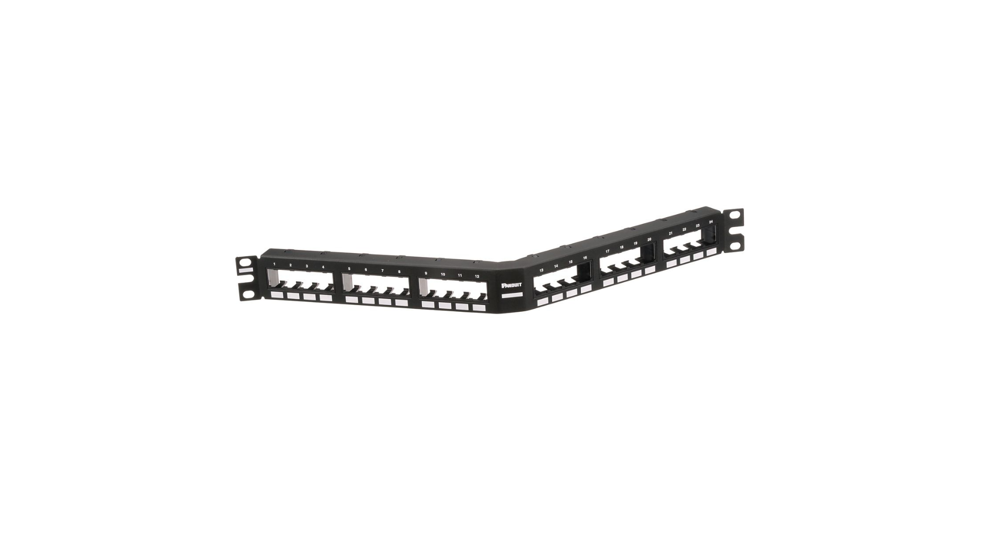 PAND-CPPA24FMWBLY - CPPA24FMWBLY PATCH PANEL MODULAR ANGULADO 24 PTS DESCARGADO