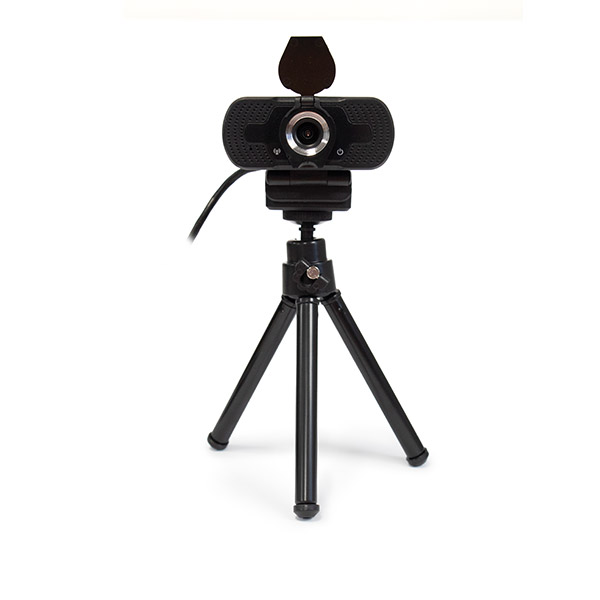 CAT-WEBCAM - WEBCAM CAMARA WEB 2MPX - 1080HD CON TRIPODE Y TAPITA DE PRIVACIDAD, CATCOM 
