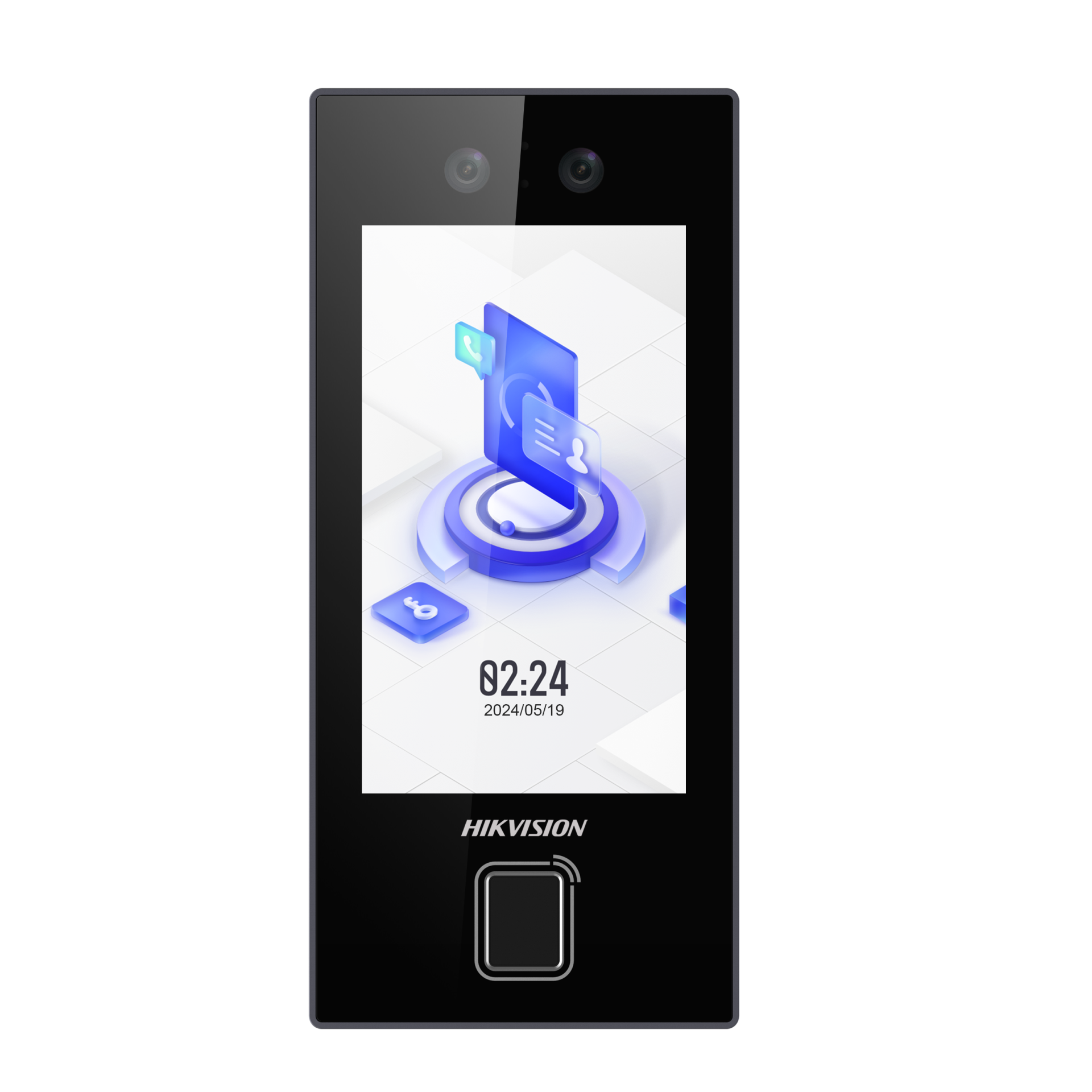 HIK-DS-K1T344MBFWX-E1 - HIK-DS-K1T344MBFWX-E1 BIOMETRICO FACIAL 3000 ROSTROS 3000 HUELLAS 3000 TARJETAS LCD 4.5" 2MP WIFI, POE Y USB IP65 CONTACTO DE PUERTA Y BOTON DE SALIDA