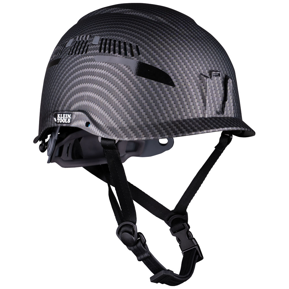 KLEIN-60516 - 60516  CASCO DE SEGURIDAD CON PATR�N PREMIUM KARBN GRIS, CLASE C, VENTILADO