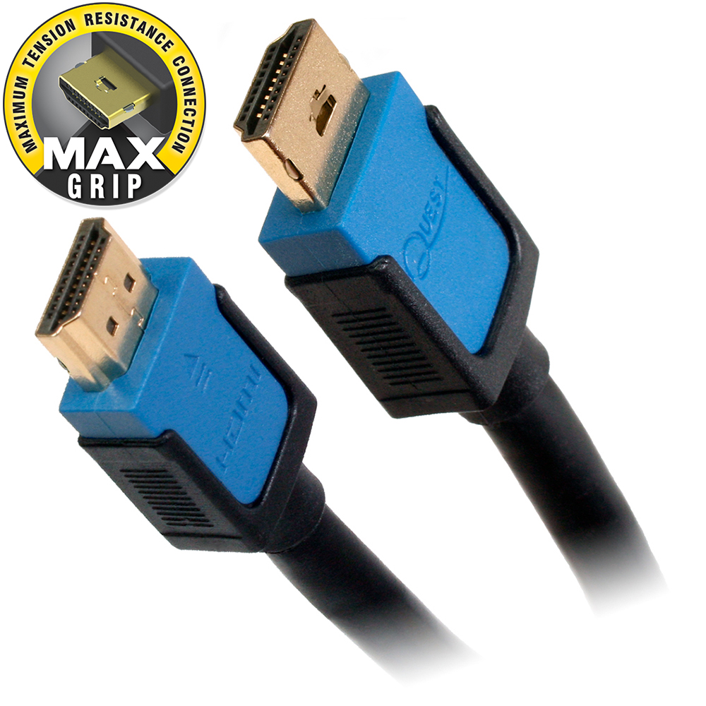Q-HDI-1403 - Cable HDMI QUEST T 4K2K, 3FT, CL3, UHD Audio/Video.