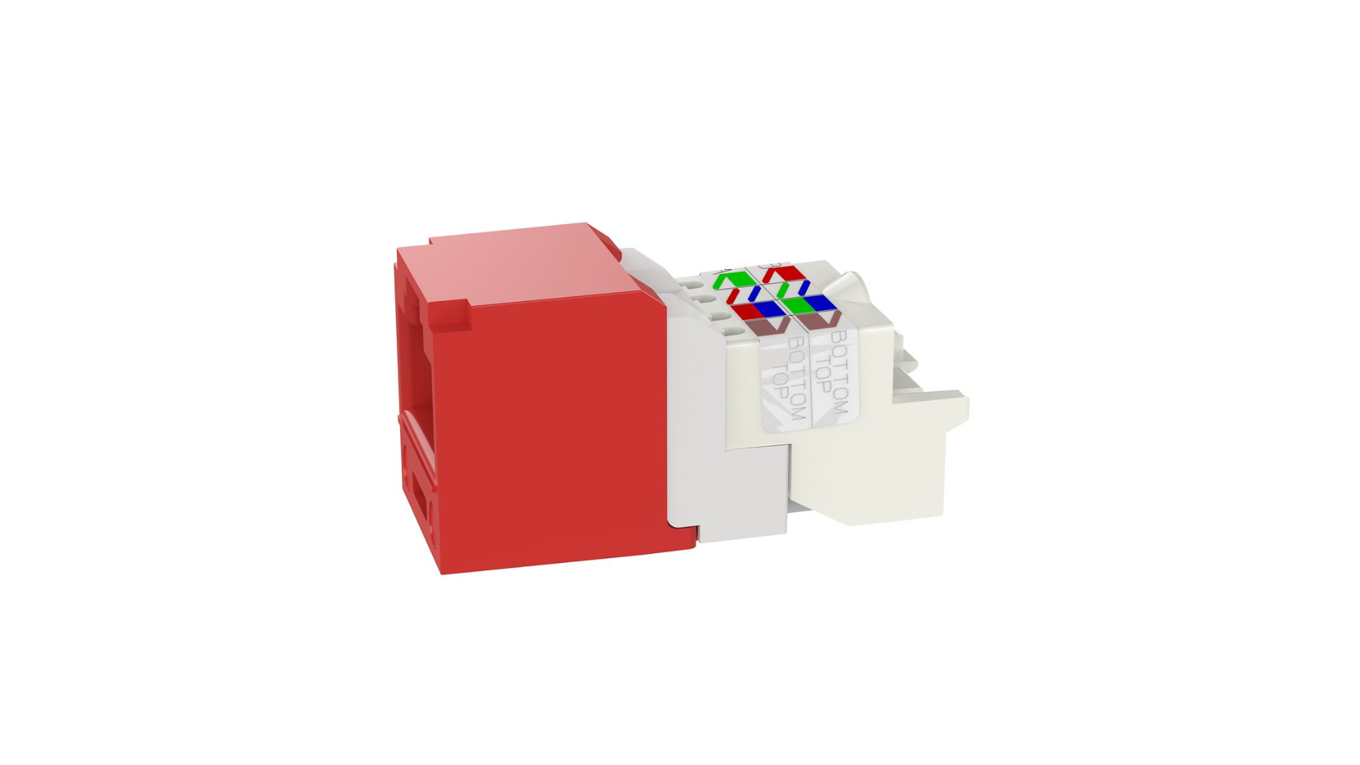 PAND-CJ688TPRD - CJ688TPRD MODULO MINI-COM CAT. 5E ROJO. PANDUIT