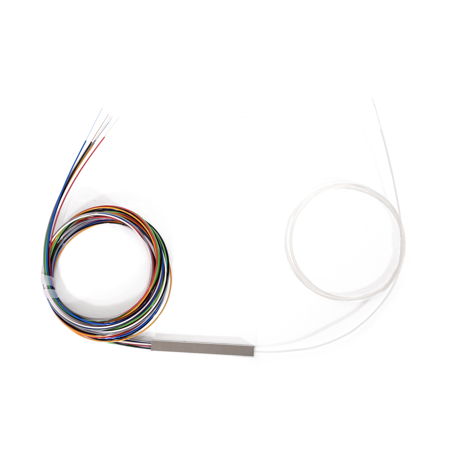 CATF-SP1X8NC - SP1X8NC SPLITTER ÓPTICO 1X8 SIN CONECTORES PLC FORRO 0.9mm P/REDES GPON, CATCOM