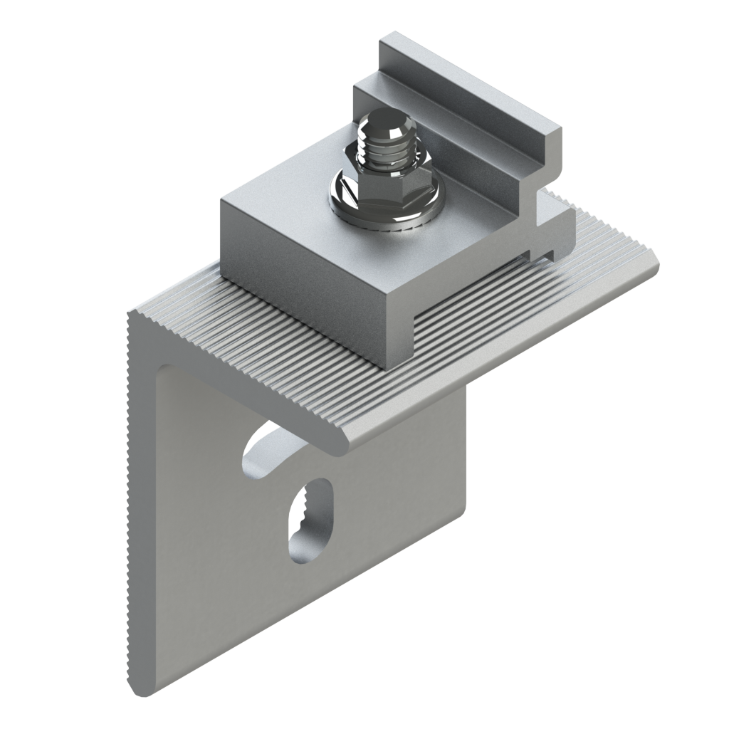 UNIRAC-A1BC201 - A1BC201 ABRAZADERA PARA SUJECI�N HORIZONTAL ENTRE RIELES DE SOPORTE