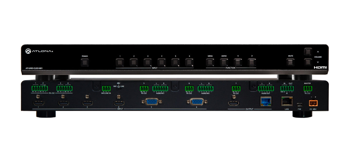ATL-UHD-CLSO-601 - UHD-CLSO-601 SWITCH 4K/UHD 4HDMI + 2AV 30Hz ATLONA