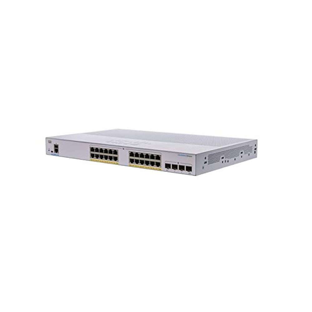 CISCO-CBS250-24P-4G-NA - CBS250-24P-4G-NA SWITCH 24 PUERTOS 10/100/1000 ADMINISTRABLE 4X1G SFP +POE, CISCO