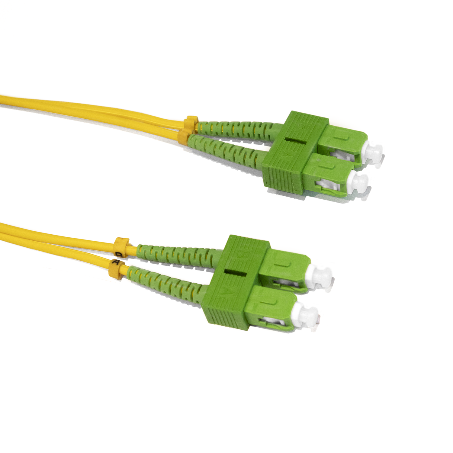 CATF-SASA9CR01M - SA/SA9CR01M PATCH CORD DE FIBRA OPTICA SC/APC-SC/APC DUPLEX MONOMODO 1MT, CATCOM