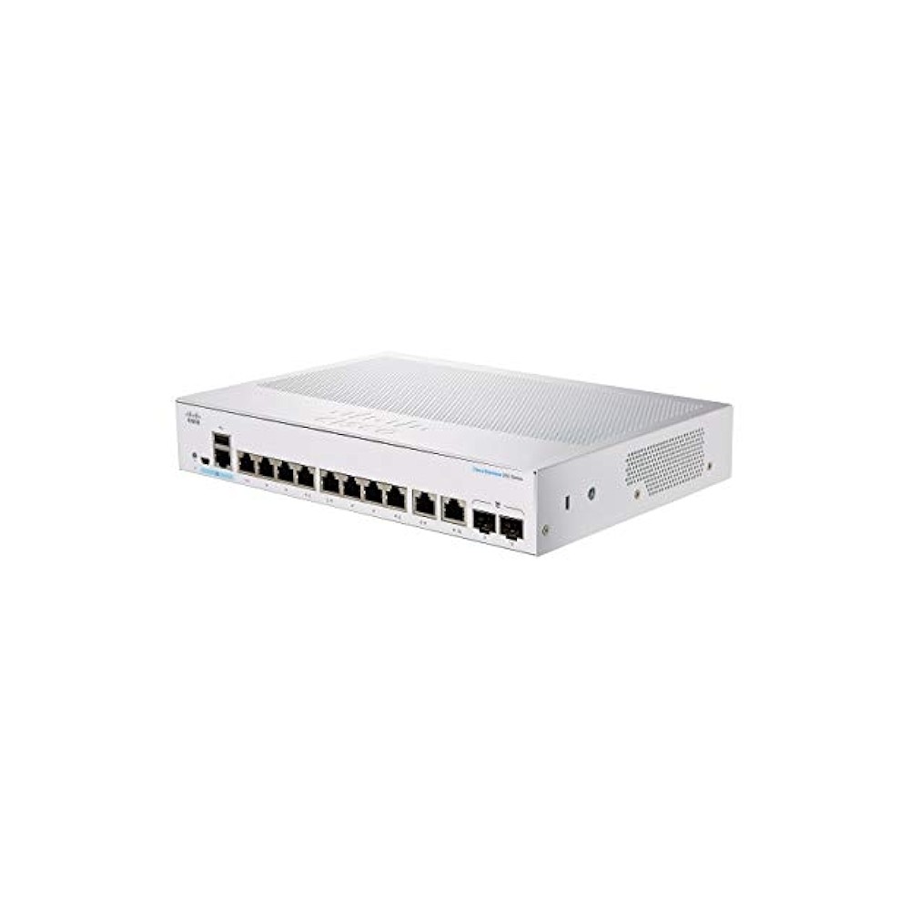 CISCO-CBS350-8FP-E-2G-NA - CBS350-8FP-E-2G-NA SWITCH 8 PUERTOS 10/100/1000Mbps ADMINISTRABLE 2x1G COBRE/SFP + FULL POE, CISCO