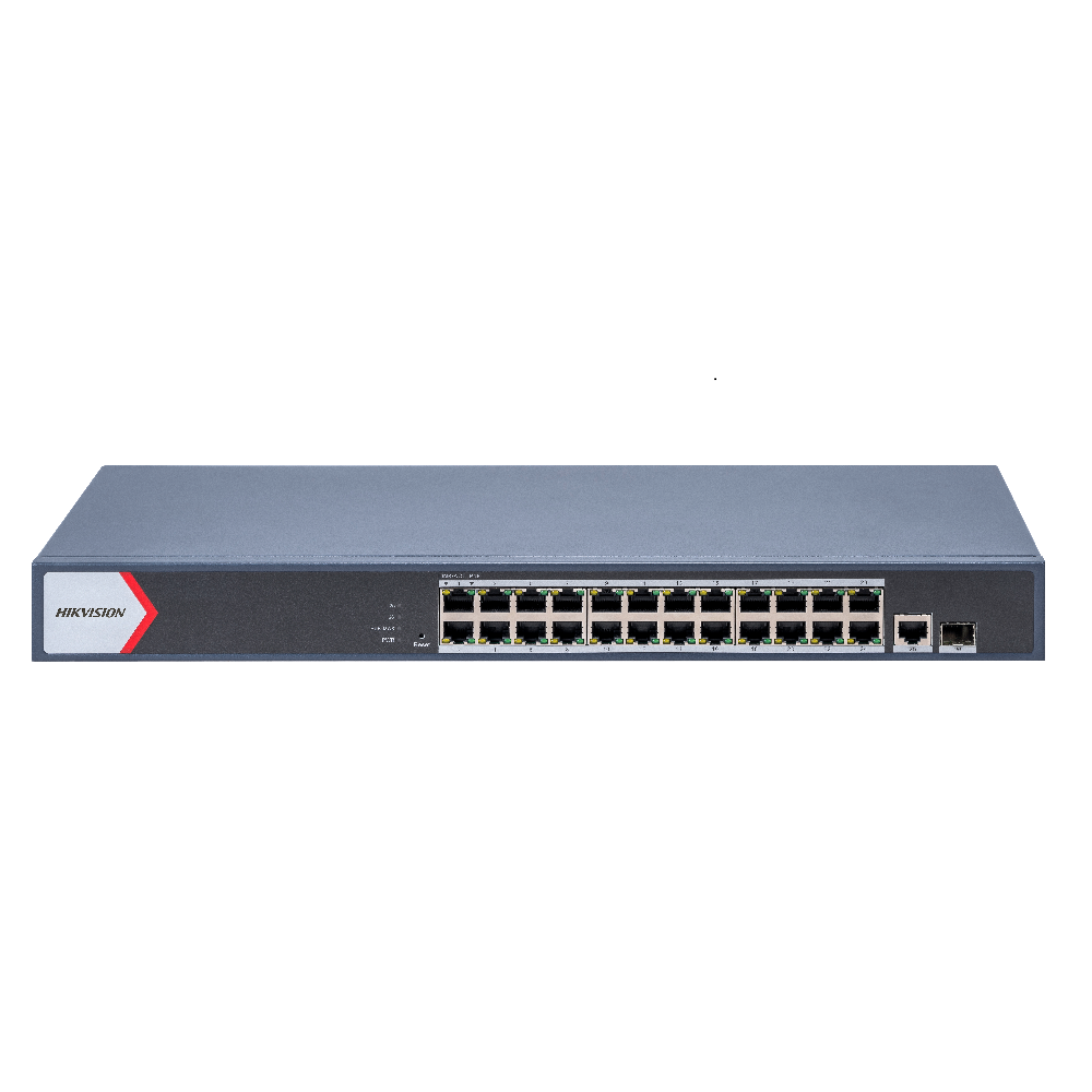 HIK-DS-3E1518P-EI(O-STD)V2 - DS-3E1518P-EI(O-STD)V2 SWITCH ADMIN. 16 PTS 10/100/1000 POE+ A 300 METROS 230W + 1SFP HPP Cloud HIKVISION