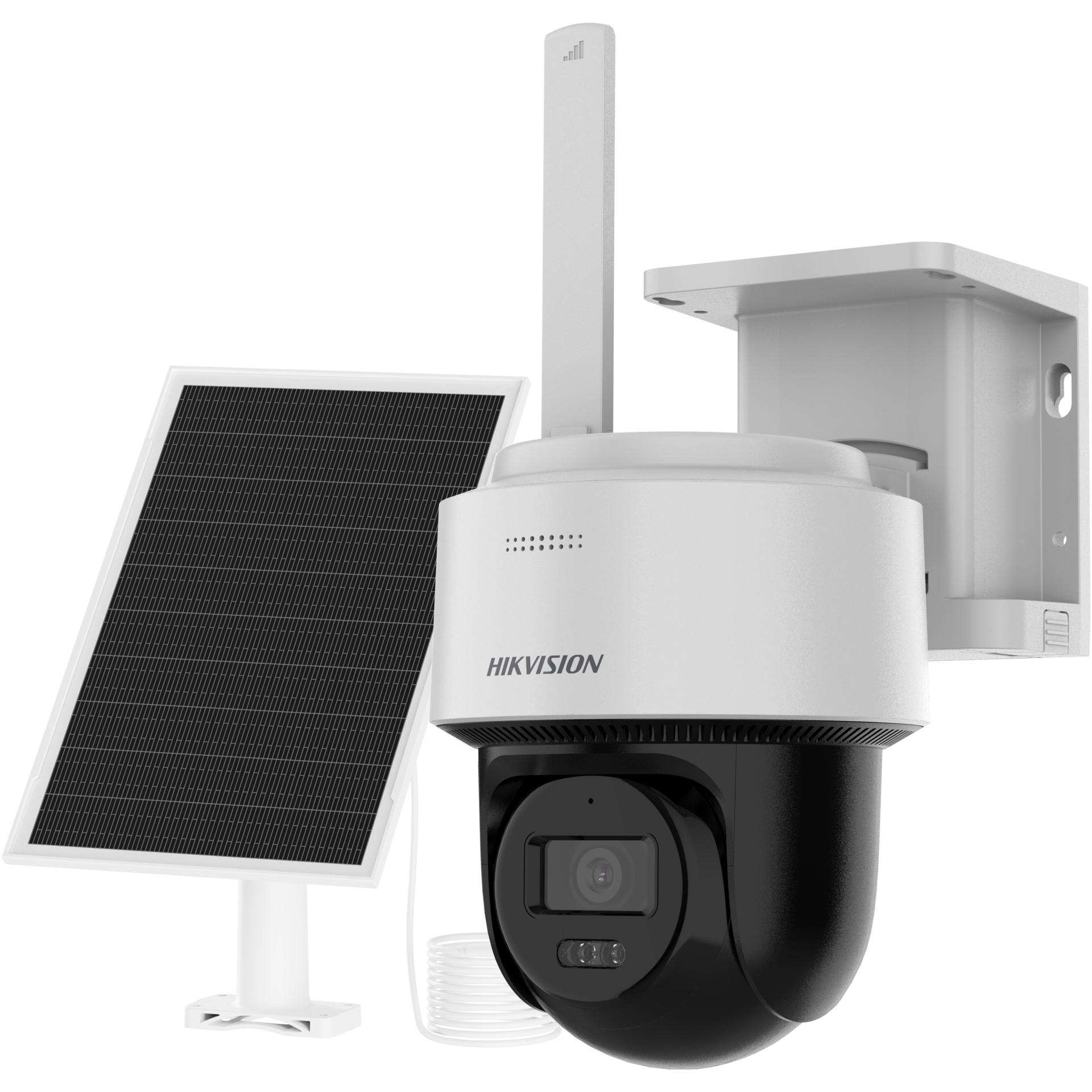 HIK-DS-2CFSP4/4G - Cámara Domo PT Solar 4G 4MP con Audio Doble Vía | HIKVISION