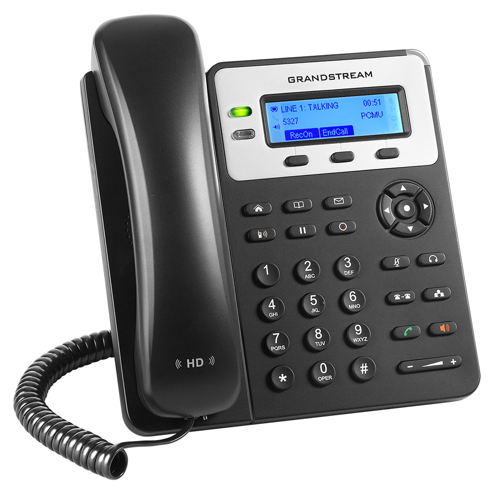 GS-GXP1625 - GXP1625 TELÉFONO IP 2 LÍNEAS 10/100Mbps + POE, GRANDSTREAM