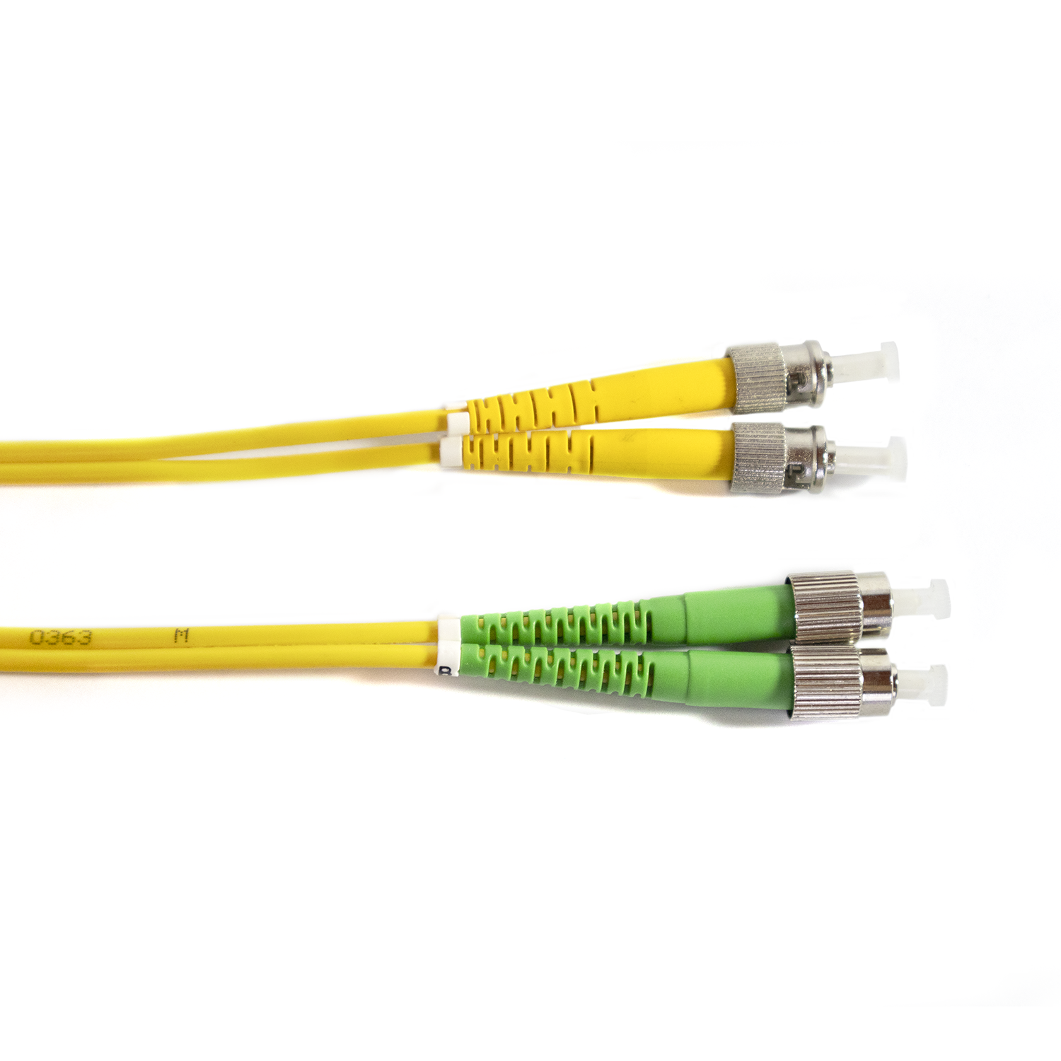 CATF-TU-FA9CR05M - TU/FACR05M PATCH CORD DE FIBRA OPTICA ST/UPC-FC/APC DUPLEX MONOMODO 5MTS, CATCOM