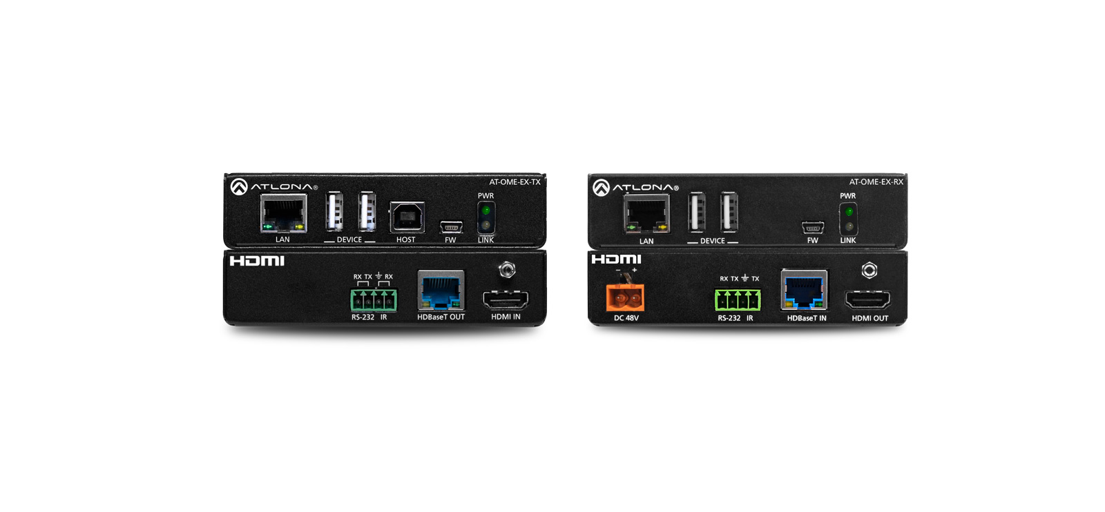ATL-OME-EX-KIT - OME-EX-KIT EXTENSORES HDBaseT P/HDMI + POE + USB 2.0 4K/UHD ATLONA