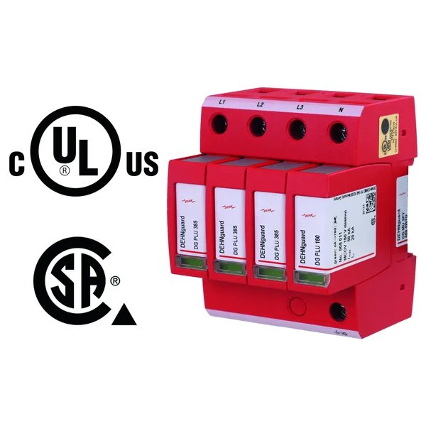 DEHN-908341 - 908341 SUPRESOR DE PICOS TIPO 1 TRIFÁSICO ESTRELLA Y 480-277V 3L+N+T 200kA REPUESTOS MODULARES