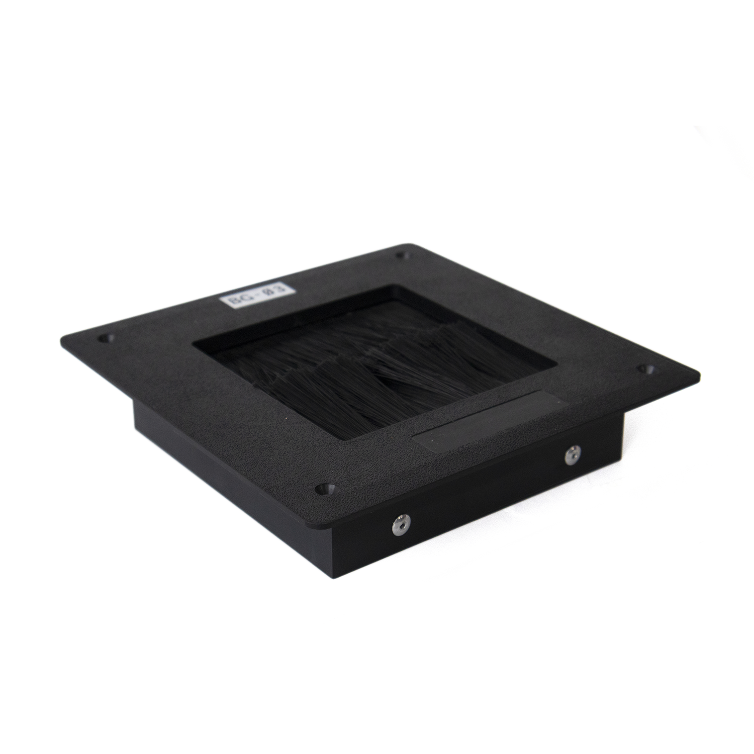 CATP-BG-03 - BG-03 PASACABLES CUADRADO TIPO CEPILLO 4" DE DIAMETRO, V-0 IGNIFUGA, CATCOM