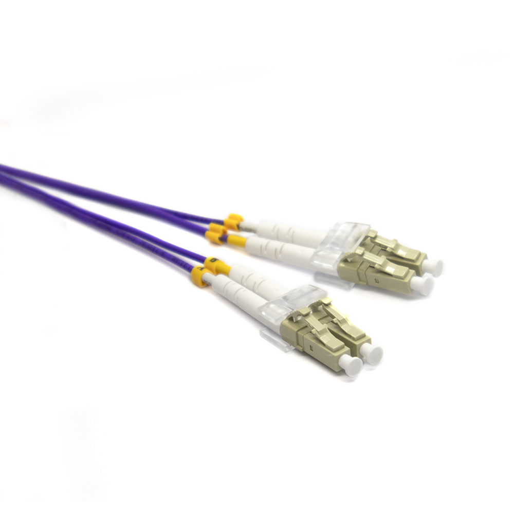 CATF-LP-LP5OM4202M - LP/LP5OM4202M PATCH CORD DE FIBRA OPTICA LC/LC OM4 DUPLEX MULTIMODO 2MTS, CATCOM