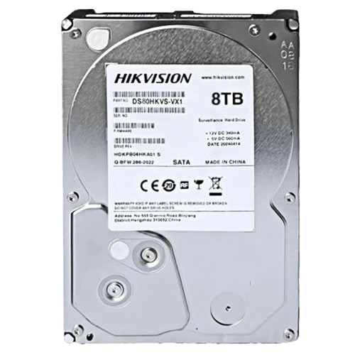 HIK-DS80HKVS-VX1 - DS80HKVS-VX1 DISCO DURO HDD SATA 8TB 3.5" 24/7 HIKVISION