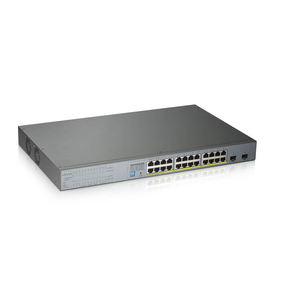 ZY-GS1300-26HP - GS1300-26HP SWITCH 24 PTS 100-1000Mbps PoE + 2 SFP NO ADMINISTABLE