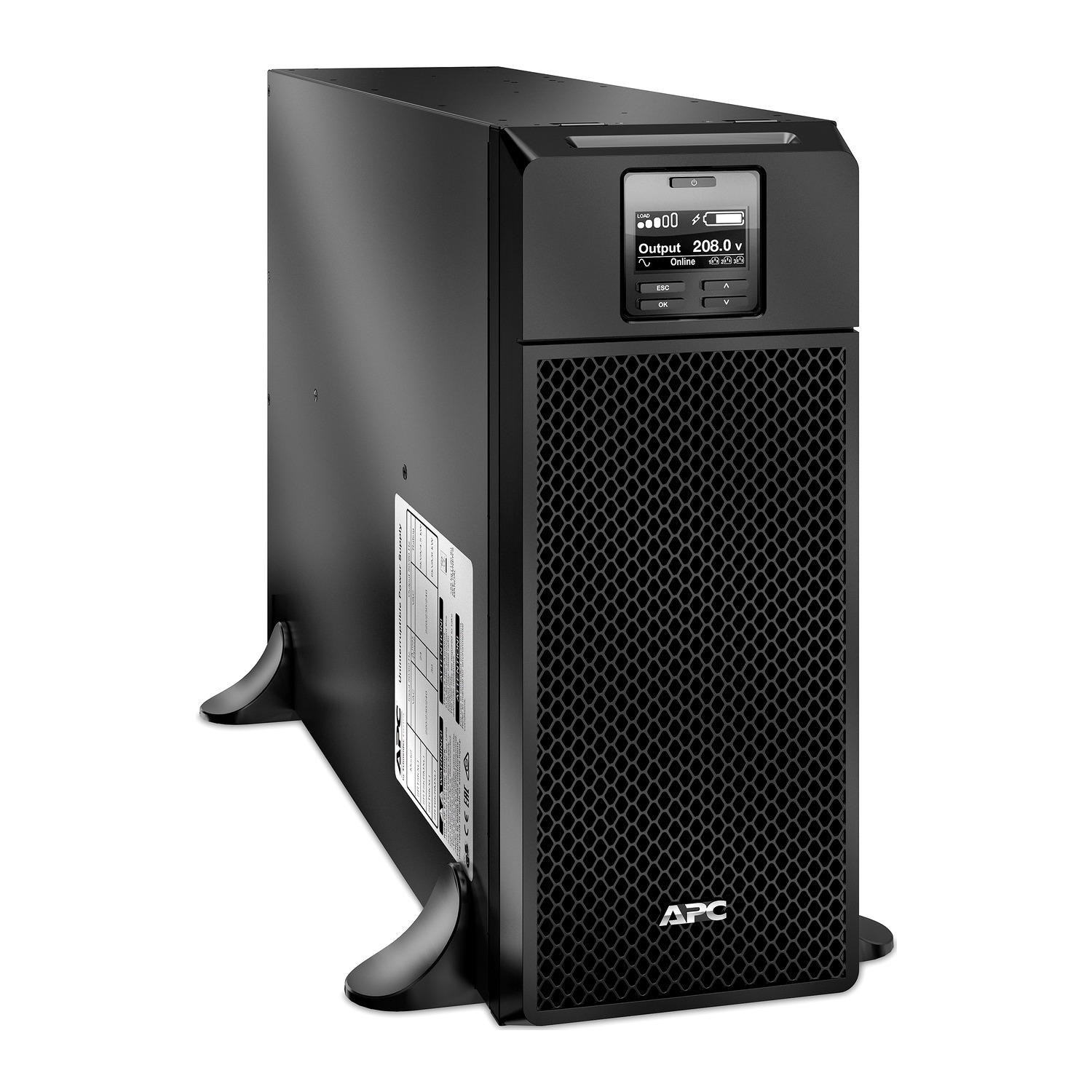 APC-SRT6KXLT - SRT6KXLT SMART-UPS SRT 6000VA/208V, (2) NEMA L6-20R (3) NEMA L6-30R, C/LCD APC