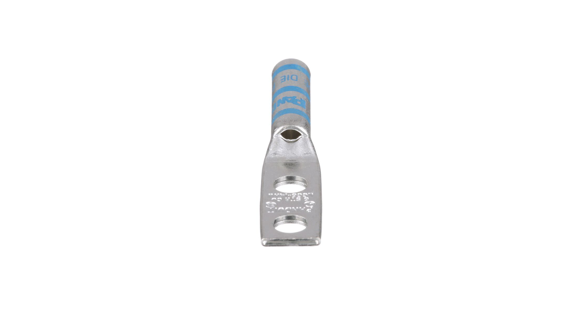 PAND-LCC6-14AW-L - LCC6-14AW-L MORDAZA P/TIE 2 HOLE, #6 AWG, 1/4" STUD, .63" (1