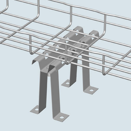 EZT-UFS150-200PG - UFS150-200PG BASE PARA SOPORTE DE SUSPENSI�N P-ESCALERILLA DE 8" BAJO PISO, CABLOFIL