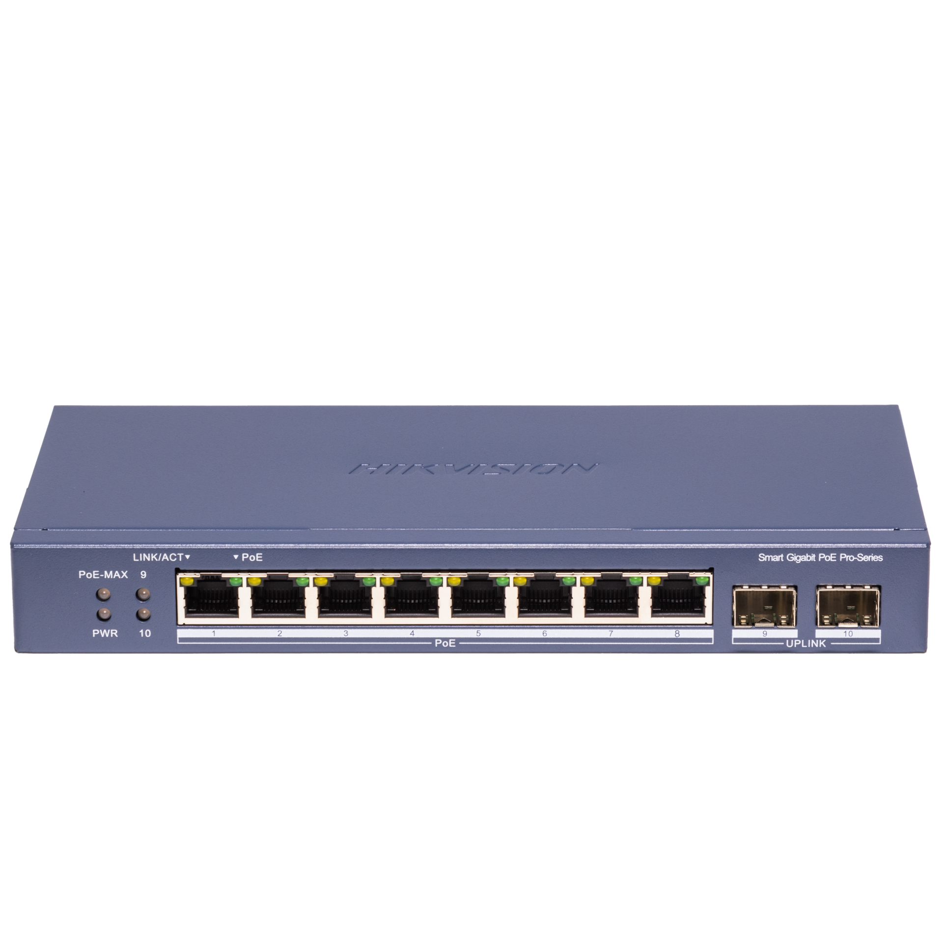 HIK-DS-3E1510P-SI-8P2F - Hikvision DS-3E1510P-SI-8P2F Switch PoE Gigabit Administrable
