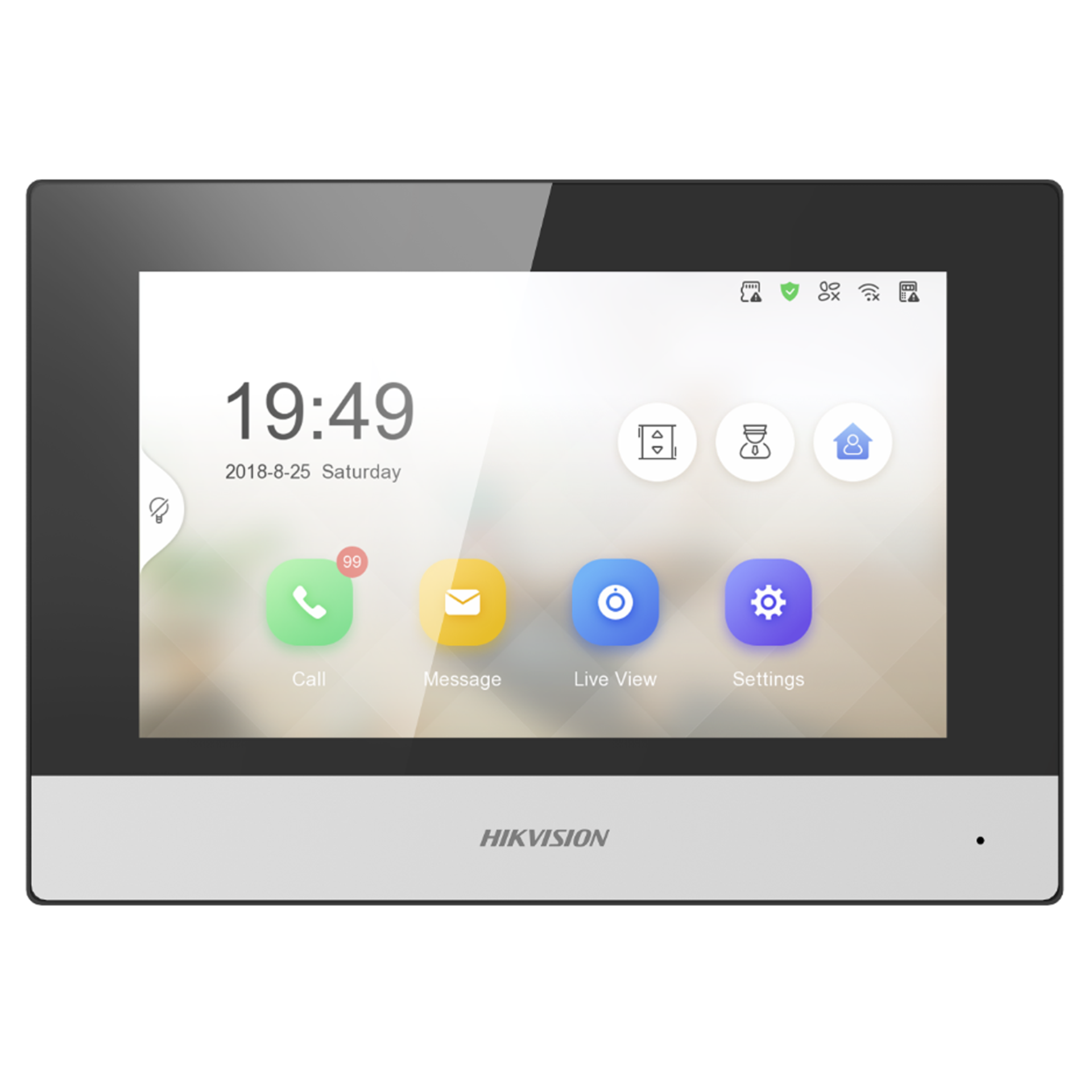 HIK-DS-KH6320-WTE - DS-KH6320-WTE1 PANTALLA 7" PULGADAS PARA INTERCOMUNICADOR DS-KIS603-P