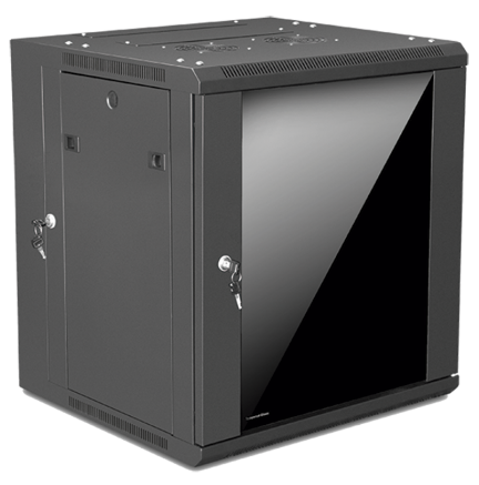 CAT-SMB6506-DES - SMB6506-DES GABINETE DE PARED ABATIBLE 600X550X6U NEGRO, DESARMADO