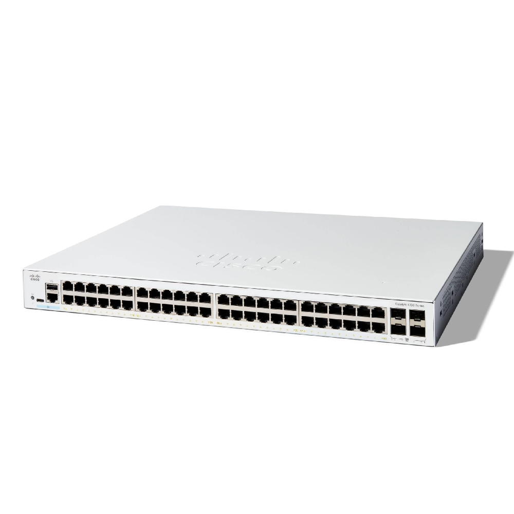 CISCO-C1300-48T-4G - C1300-48T-4G Catalyst 1300 48-port GE, 4x1G SFP